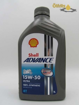 Shell Advance Ultra 4T 15W-50 Motorradöl 1l